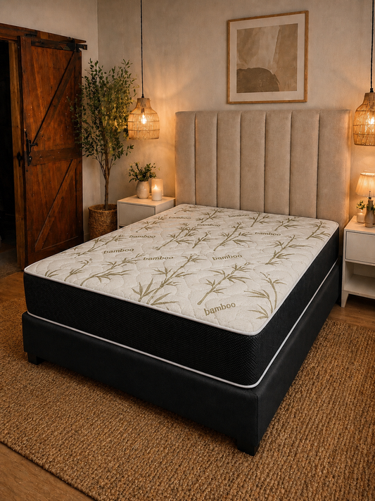 Bamboo 3 Year Double bed and base
