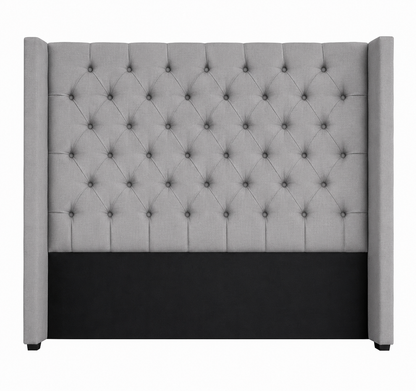 Buttoned Winged headboard