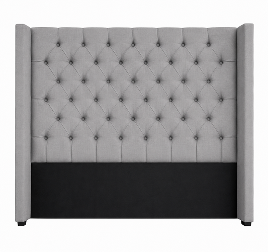 Buttoned Winged headboard