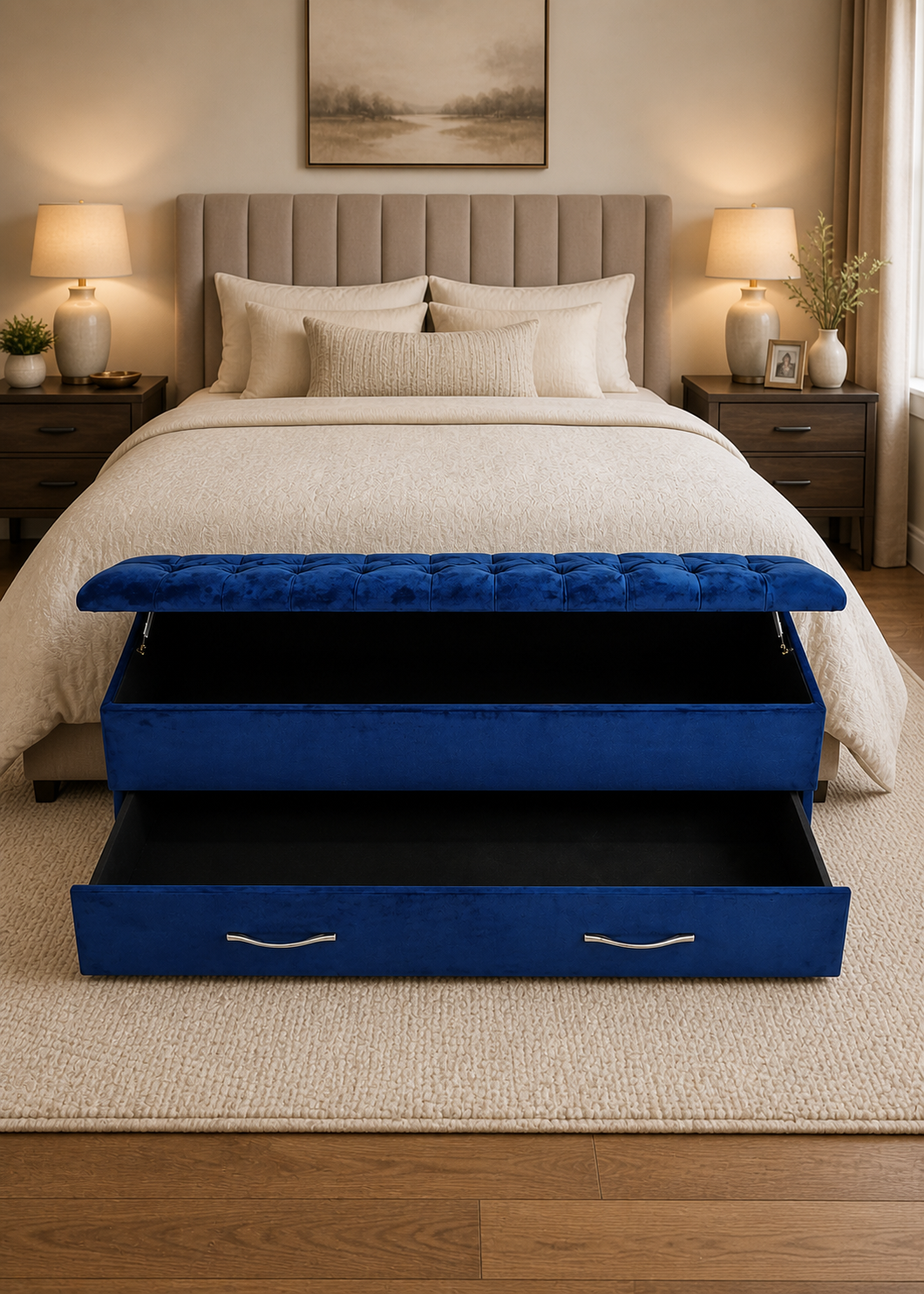 Blanket Box with Drawer